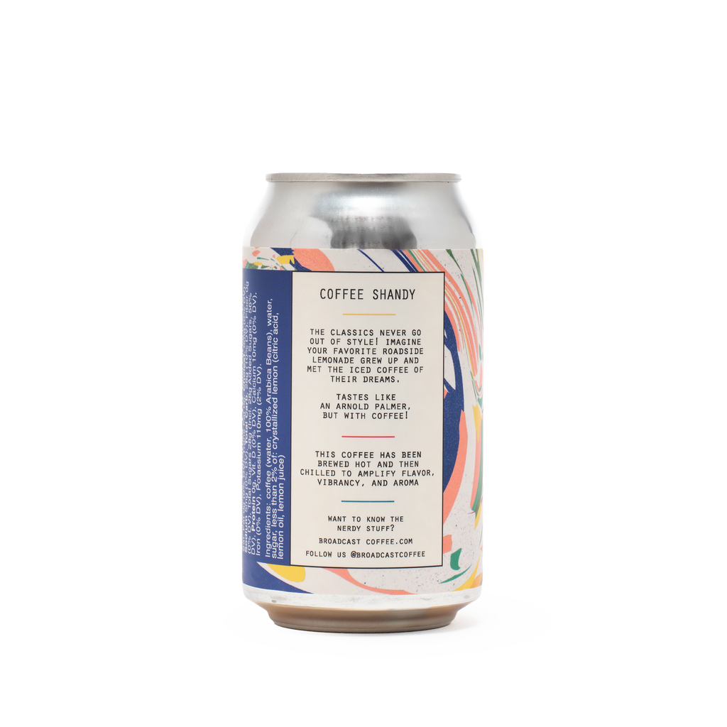 Coffee Shandy Cans